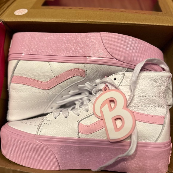 Barbie x vans sk8-hi tapered platforms 6.5 - Picture 1 of 5